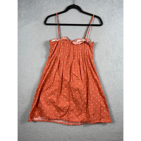Madewell Womens Size 2 Pintuck Cami Dress Polka Dot - Picture 2 of 10